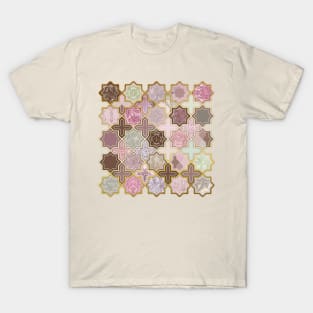 Neapolitan Geometric Tile Pattern T-Shirt